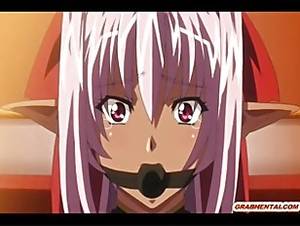 ghetto toon porn - Ghetto anime with muzzle gets squeezed her tits