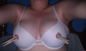 Clothespins Tits - Clothespins on exposed nipples | MOTHERLESS.COM â„¢