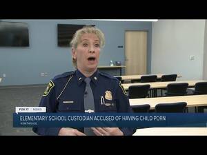 Custodian Porn - Kent County elementary school custodian accused of having child porn -  YouTube