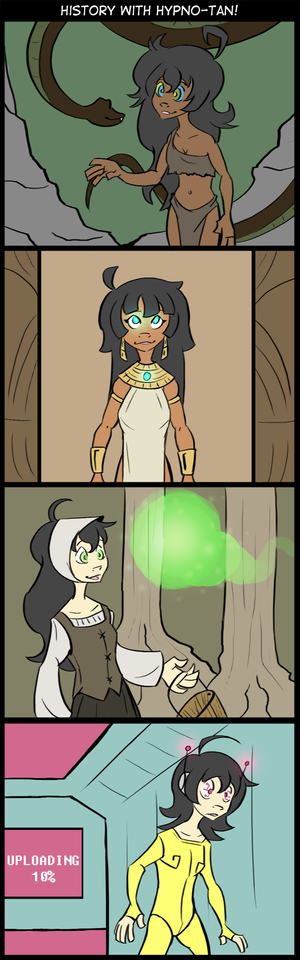 Hypnotized Egyptian Porn - HypnoHub - alternate costume alternate hairstyle antenna black hair comic  curly hair dark skin earrings egyptian female only femsub happy trance  headphones hypno-tan hypnotic accessory hypnotic eyes jewelry kaa eyes long  hair