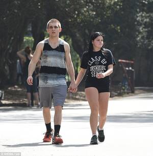 Aerial Winter Porn - Ariel Winter looks leggy in hotpants as she hikes with beau Laurent  Gaudette | Daily Mail Online
