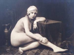 flapper erotica - Studio Mandel Paris Antique Nude Flapper Turban 1920s Erotic Erotica  Original