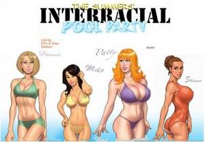 hentai interracial pool party - John Persons Pit- Summer's Interracial Pool Party â‹† Porn Comix Online