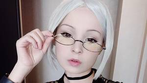 Long Grey Hair Porn Glasses - HD wallpaper: Asian, women, model, short hair, dyed hair, glasses, silver  hair | Wallpaper Flare