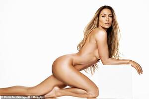 Jenny Lopez Porn - Jennifer Lopez poses completely nude in sexy new video for JLo Beauty |  Daily Mail Online