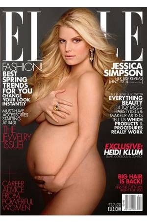 kim kardashian pregnant naked - Photo: Courtesy of ELLE.