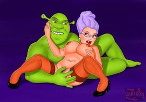 Fairy Porn Pussy - XXX Toon Oops: Shrek Lusting After Fairy Godmother's Mature Pussy