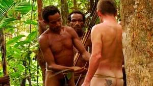 hung nudist bbs - Bruce Gets Naked To Prove Himself - Tribe With Bruce Parry - BBC