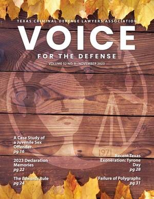 lisa lawyer shemale riding - Voice for the Defense | Vol. 52 No. 9 - November 2023 by TCDLA - Issuu