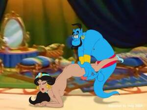 jasmine and genie sex cartoons - Lecherous princess Jasmine drilled by Genie from behind | Hot Cartoon Blog