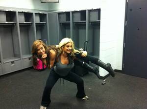 Aj Lee Sexy Ass - AJ even looks cute getting squatted by Kaitlyn. : r/SquaredCircle