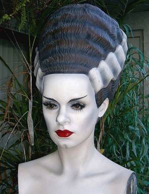 Costume Of Frankenstrin Brife Porn - Bride of Frankenstein Mannequin Bust