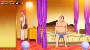 Anime Old Man Porn - Hentai Old Man Asks Busty Teen To Have Sex Porn Video