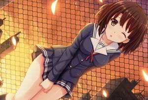 Mini Skirt Anal Hentai - uniform, cute, hentai, sexy, school uniform mini skirt