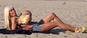 elizabeth starr fucking at the beach - Elizabeth Starr, Porn Star with Huge Breasts (20 pics)