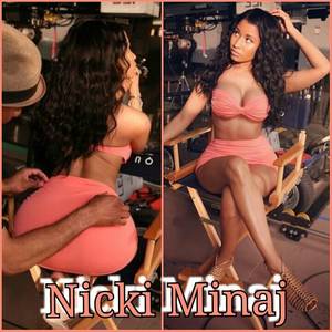 Nicki Minaj Porn Captions Femdom - Nicki getting prepped for her to star in the MYX commercial. Find out why  Nicki