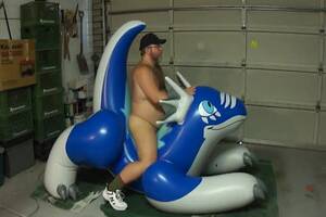 Gay Porn Toys - This Is A Custom Inflatable toy That Is plenty of joy To Ride (and sperm  All Over) at GayPorn.FM
