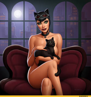Hot Catwoman Porn Alone - Can't take your eyes off when Cat Woman get steamy eh? CatwomanBatgirlAdult  CartoonsSexy ...