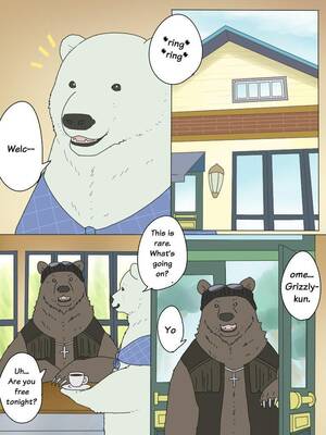 Grizzly Bear Porn - Otousan (Otou)] Polar Bear and Grizzly Just Have Sex â€“ Shirokuma Cafe comic  porn | HD Porn Comics