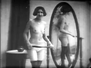 1850 Slave Women Porn - Topless Dominatrix & Submissive Girl: 1910s BDSM Lesbian Femdom Fetish