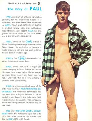 Gay Vintage Porn Magazines Richard Boy - Gay Vintage Porn - Paul - Richard Models Exclusive - 1960s well hung ex  Navy Man - 9 images : r/gay_vintage