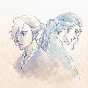 Bleach Cosplay Kyoraku Katen Porn - Kyoraku and Ukitake. Drink BleachBleach AnimeGeek ...