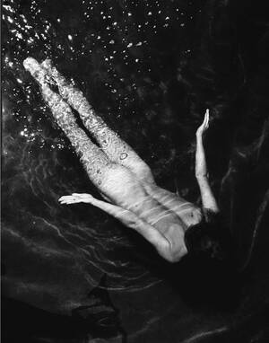 40s retro black nude - 1940s Nude Swimmer Vintage Photo Wet Sexy Water Erotic - Etsy