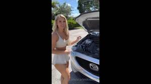 hot blonde sex in car - â™¨ï¸ Horny Too Hot Blonde Ask for Help With Her Car And Gets Fucked ðŸŒ  MEGAPORN world