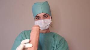 handjob from nurse - Handjob nurse glove cum, full Solo Female porn video (May 16, 2019)