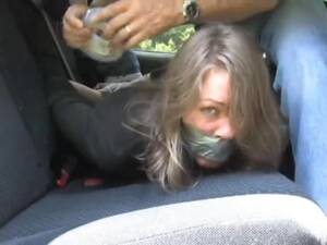 Kidnapped Bound Gagged Porn Sites - BoundHub - Captured in a car, kidnapped, roped, tape gagged, fucked