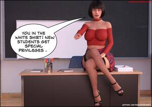 Hot Teacher Porn Captions - Sexy Teacher Captions 1 Read Online Free Porn Comic