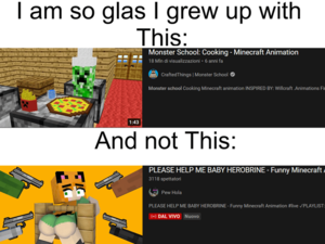 Minecraft Creeper Girl Porn Fucked - I feel bad for this new Generation. What about You? : r/MinecraftMemes