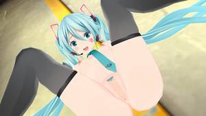 hatsune miku hentai - ... Vocaloid - Hatsune Miku Rough Sex Lewd FRAGGY Hentaigirl vr porn video  vrporn.com virtual
