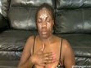 ebony cum dumps porsha star - Ghetto Gaggers Porsha Star Ebony Bitch Face Fuck Cum Swallow Video â€“  Gaggers Tube