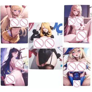 Fat Pokemon Girl Porn - Sexy Anime Girl Nude Cards Pokemon Cynthia Collection Card Fat Buttocks  Ample Breasts Matte Anime Peripheral