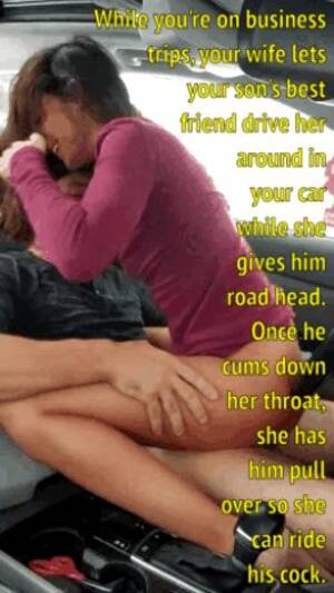 Back Seat Car Fuck Caption - Car Sex Caption GIFs - Porn With Text