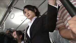 japanese public blowjob - Japanese Public Bus Blowjob And Fuck at DrTuber