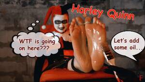 Harley Quinn Feet Porn - Original Harley Quinn - Foot tickling (HD 720p MP4) - RF studio production  | Clips4sale