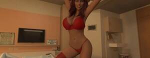 Bra Tit Fuck Animated - Stunning 3D babes with big tits on tight bodies fuck in a porn game -  CartoonPorn.com