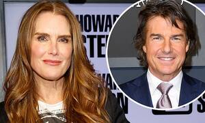 anal sex katie holmes - Brooke Shields says she was removed from list of celebs Tom Cruise sends  $126 coconut cake to | Daily Mail Online