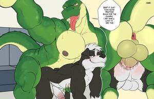Gay Furry Alligator Porn - Bisexual Crocodile Roommate comic porn | HD Porn Comics