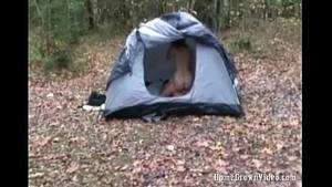 gangbang outdoor camping tent - Petite Brunette Sasha Rides Hard Cock In A Tent