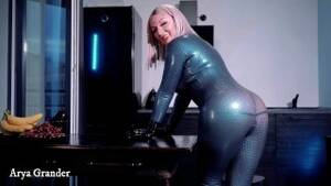 latex ass milf - Curvy sexy MILF with big ass in latex rubber catsuit Arya Grander - Free  Porn Videos - YouPorn