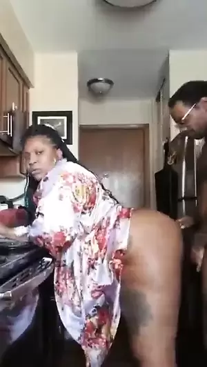 big black ghetto mom - Black mother in law fucked in the kitchen | xHamster