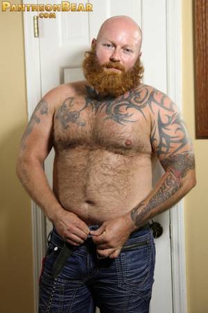 Gay Beard Porn Viking - Sexy ginger bear Rusty G is back with a full beard and full on hot sticky  cum