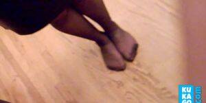 candid pantyhose legs feet - Candid Black Pantyhose Feet Legs at Xmas Party - Tnaflix.com
