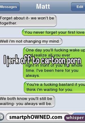 cartoon jerk off - I jerk off to cartoon porn