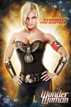 Nazi Porn Girls Litle Girl - Baroness Von Gunther was an early Wonder Woman villain form the golden age.  I just gave her a sort of nazi version of the Wonder Woman costume to make  her ...