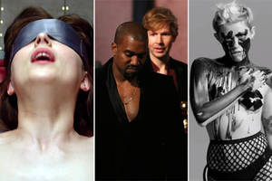 Bonkers Tv Porn - Fifty Shades of Grey, Kanye at Grammys, Miley Cyrus Tongue Tied BONKERS ...