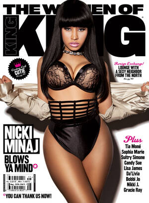 Big Booty Nicki Minaj Porn - Nicki Minaj Covers KING (March/April 2011) - Rap Radar